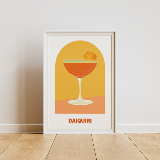 DAIQUIRI COCKTAIL POSTER