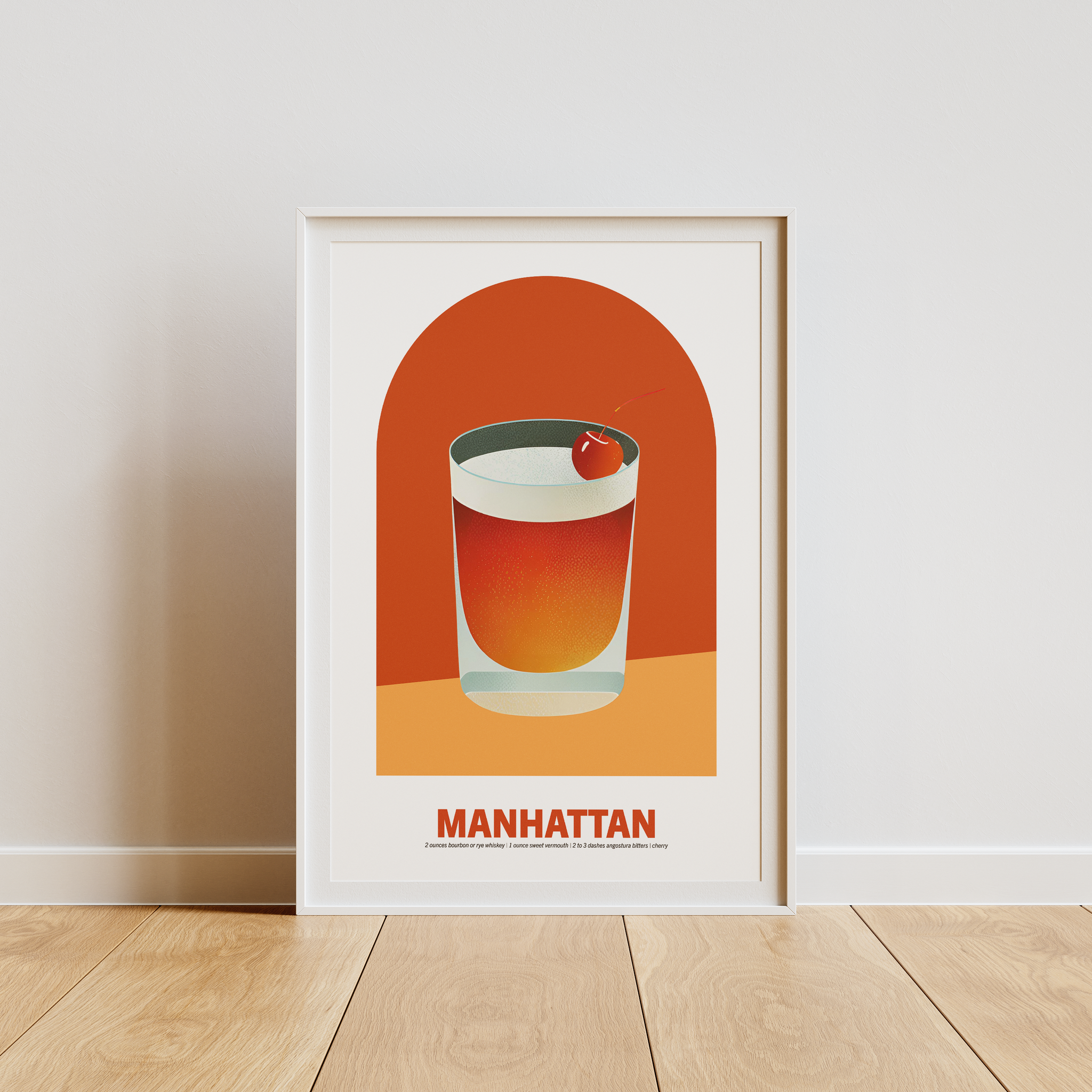 MANHATTAN COCKTAIL POSTER