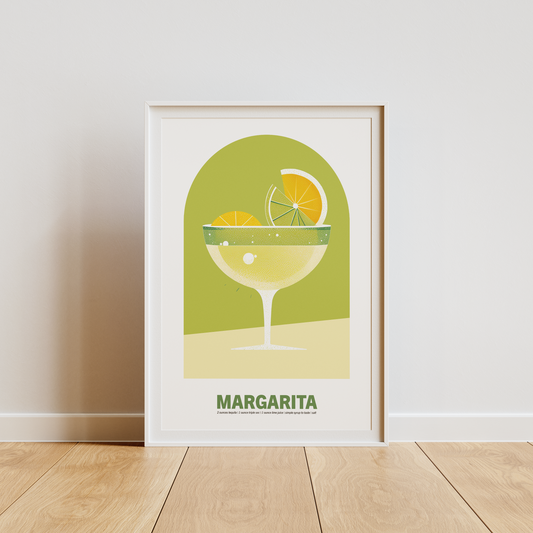 MARGARITA COCKTAIL POSTER