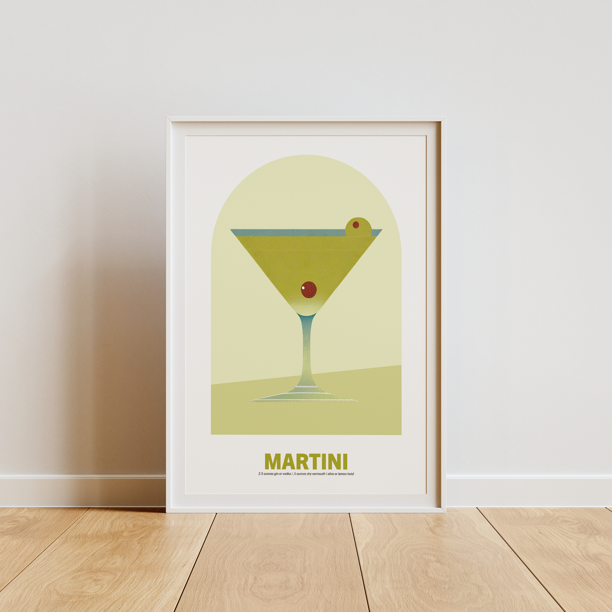 MARTINI COCKTAIL POSTER