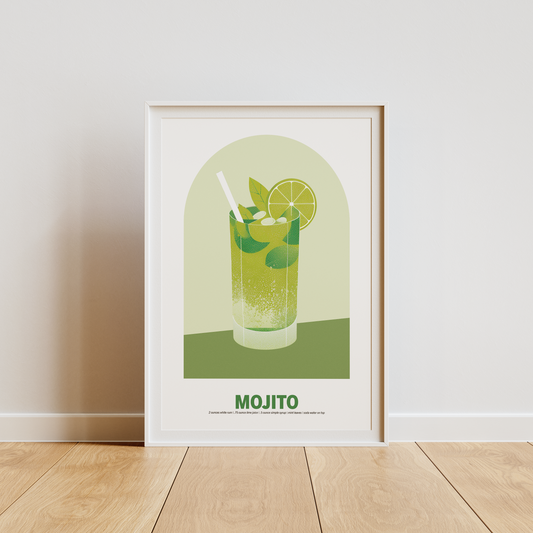 MOJITO COCKTAIL POSTER