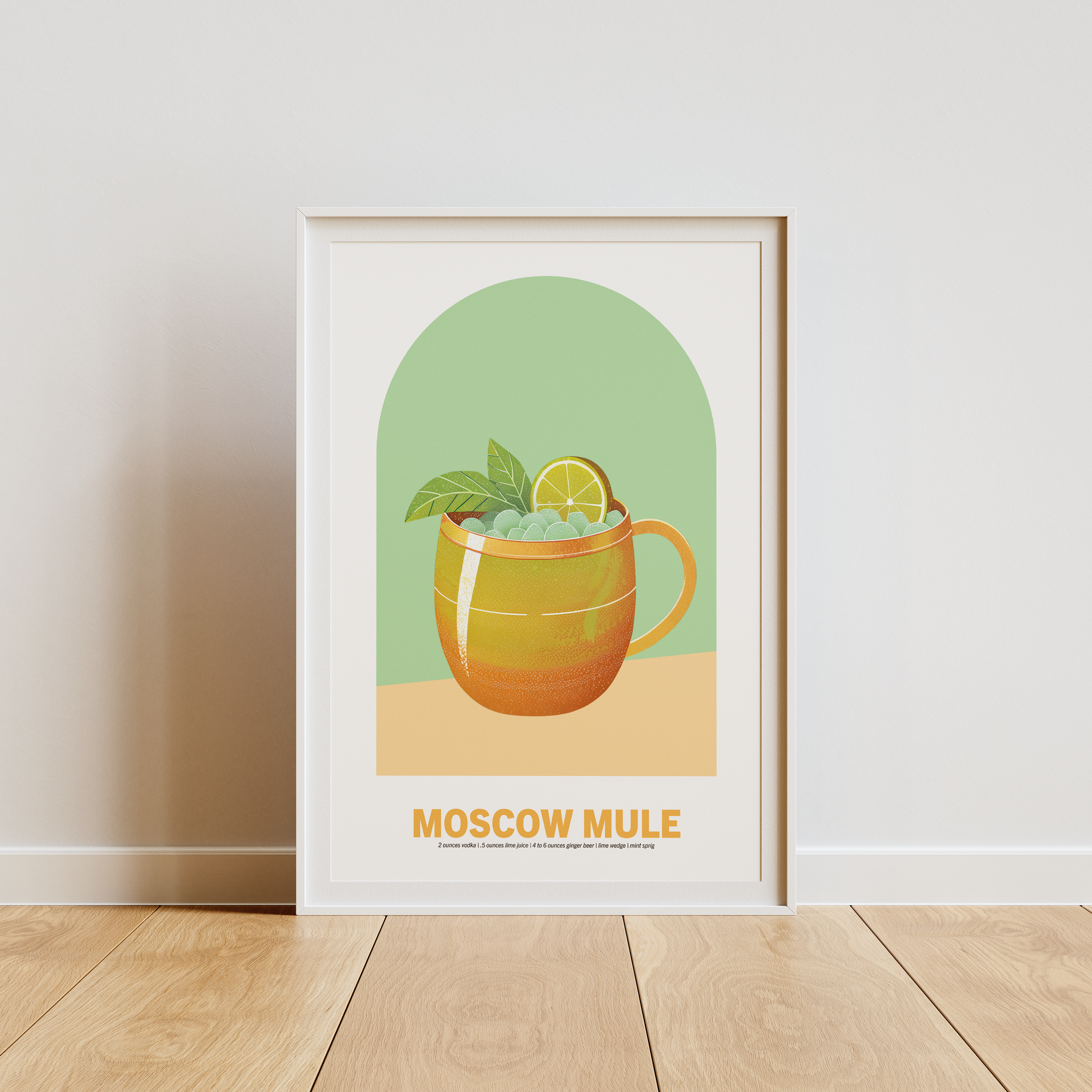 MOSCOW MULE COCKTAIL POSTER